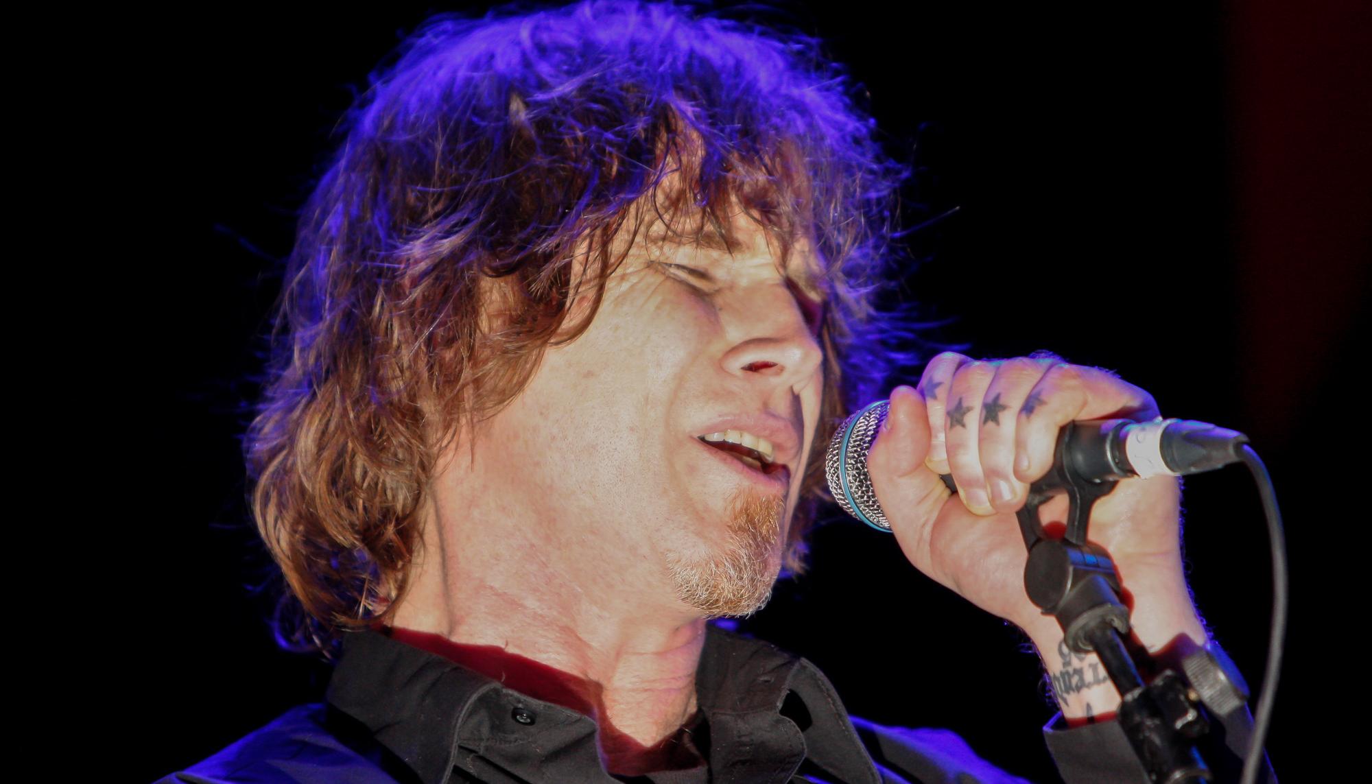 El músico estadounidense Mark Lanegan, en un concierto en Madrid en 2010